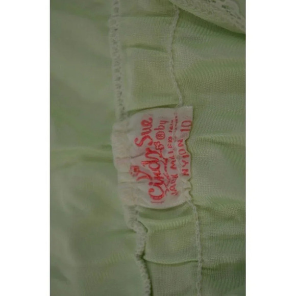 Vintage Girls Green  Nightgown Size 10 - Picture 6 of 6